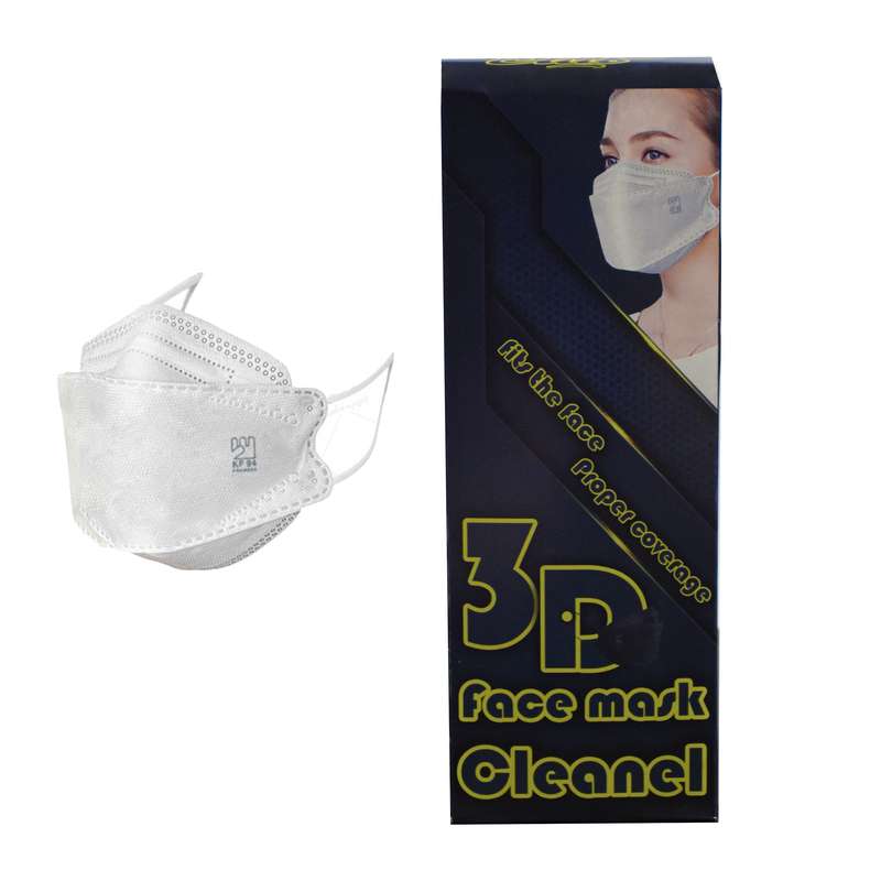 ماسک تنفسی کلینل مدل 3 بعدی 5 لایه ملت بلون دار بسته 25 عددی