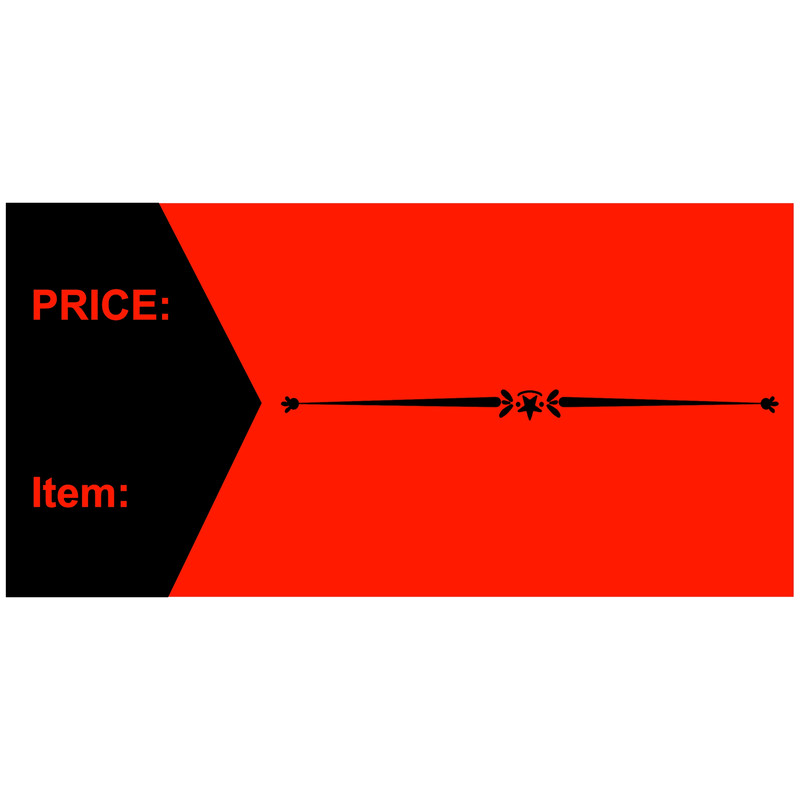 برچسب مدل قیمت کالا کد 50100Flash بسته 50 عددی