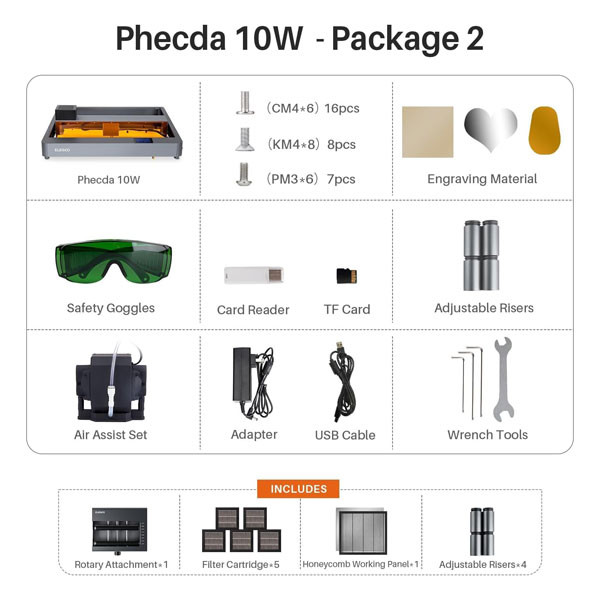 پرینتر سه بعدی الگو مدل ELEGOO PHECDA