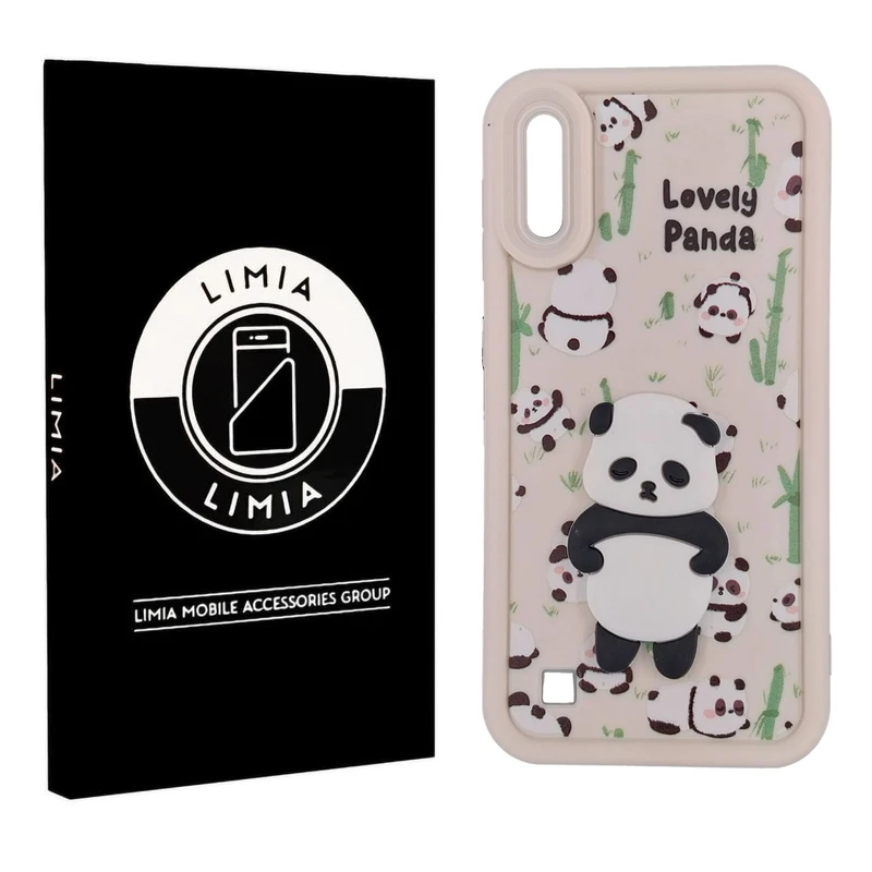 کاور لیمیا مدل سولید لنزدار طرح عروسکی برجسته مناسب برای گوشی موبایل سامسونگ Galaxy A10