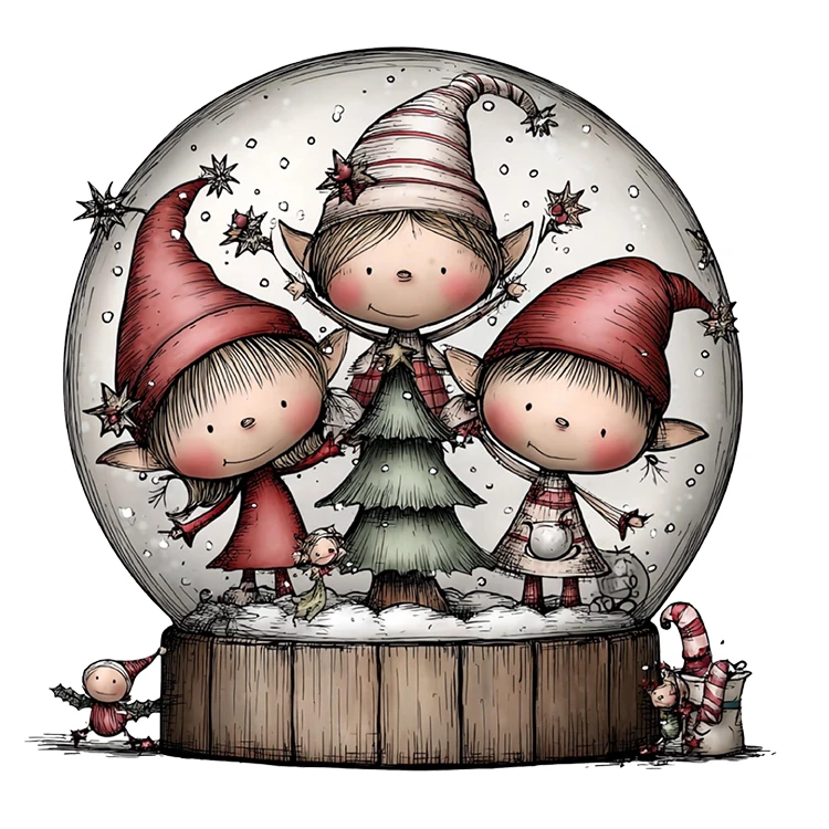 استیکر پارچه و لباس پاد آفرین مدل عروسکی کیوت فانتزی بامزه کد S2730