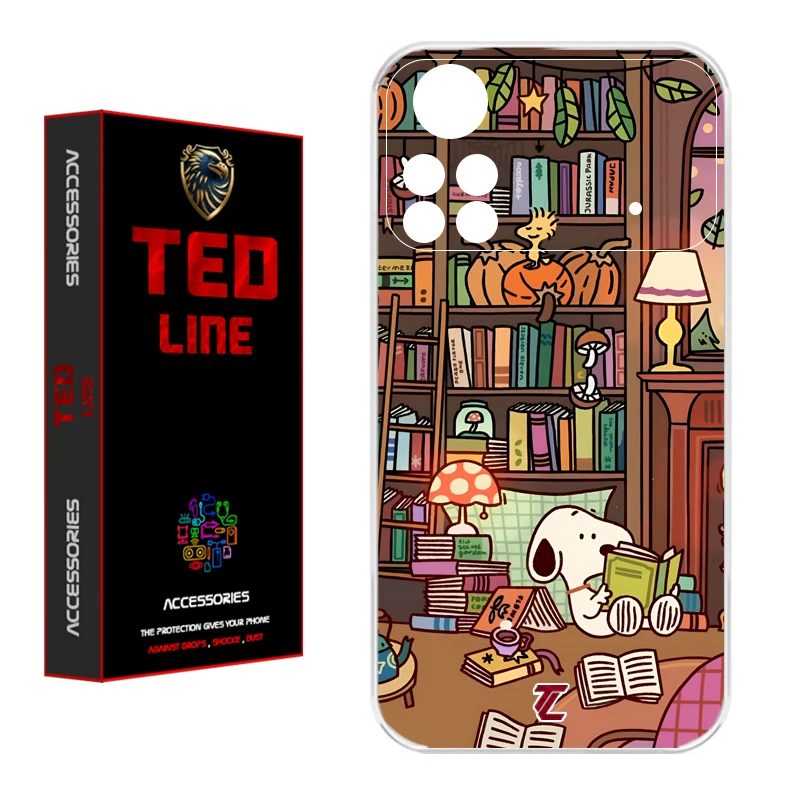 کاور تدلاین طرح اسنوپی کد 1218 مناسب برای گوشی موبایل شیائومی Poco X4 Pro