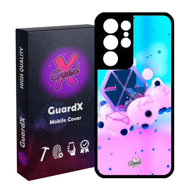 کاور گارد ایکس طرح Exo مدل Glass10023 مناسب برای گوشی موبایل سامسونگ Galaxy S21 Ultra