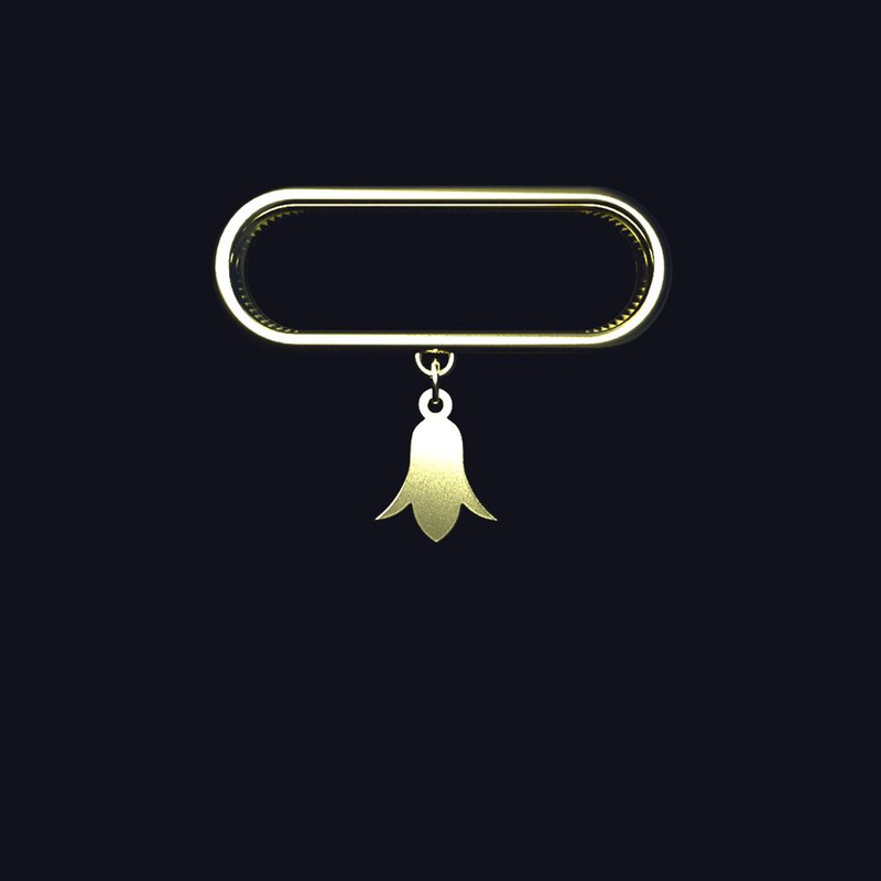 آویز ساعت طلا 18 عیار زنانه مدوپد مدل گل کد SE1-1751 آویز ساعت طلا 18 عیار زنانه مدوپد مدل گل کد SE1-1751