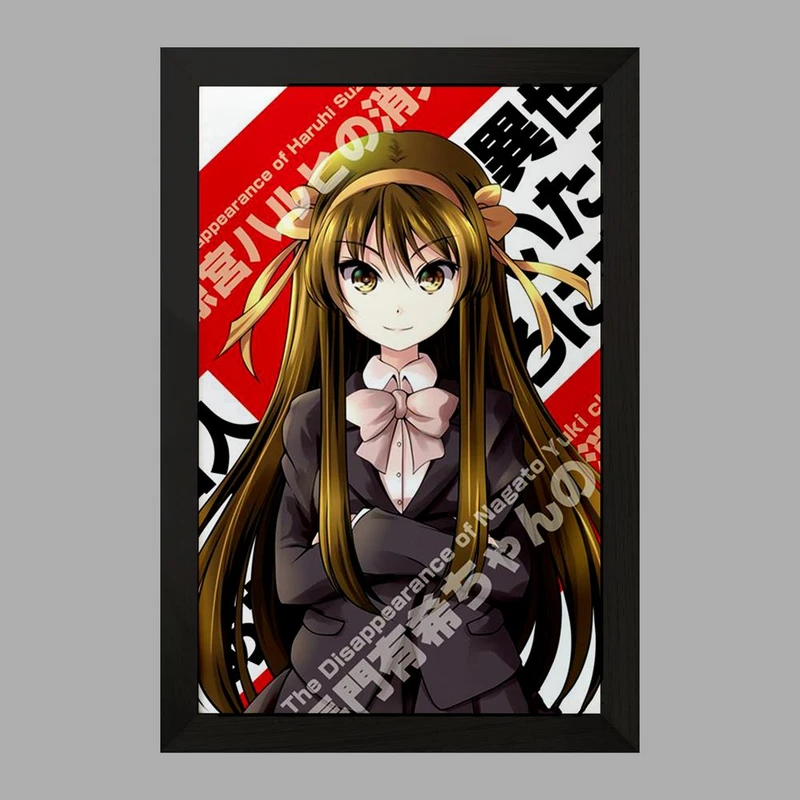 تابلو خندالو مدل هاروهی انیمه ناپدید شدن هارومی سوزومیا The Disappearance of Haruhi Suzumiya  کد 23122