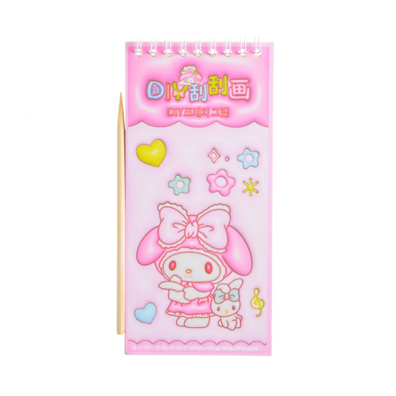 دفترچه یادداشت 8 برگ مدل زغالی طرح کرومی به همراه قلم چوبی