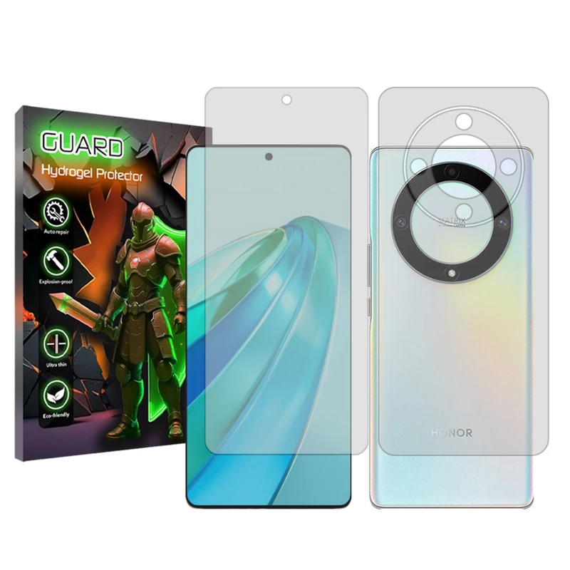 محافظ صفحه نمایش شفاف گارد مدل Tough مناسب برای گوشی موبایل آنر X9a به همراه محافظ پشت گوشی