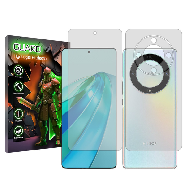 محافظ صفحه نمایش شفاف گارد مدل Tough مناسب برای گوشی موبایل آنر X9a به همراه محافظ پشت گوشی