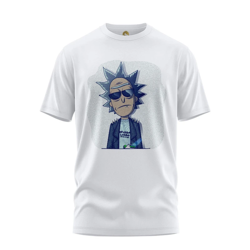 تی شرت آستین کوتاه مردانه هومرو مدل TW224 طرح ریک و مورتی