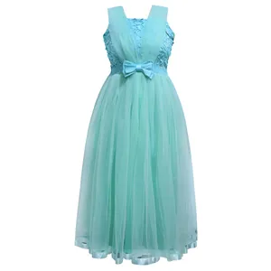 پیراهن دخترانه مدل چرم دوزی 002