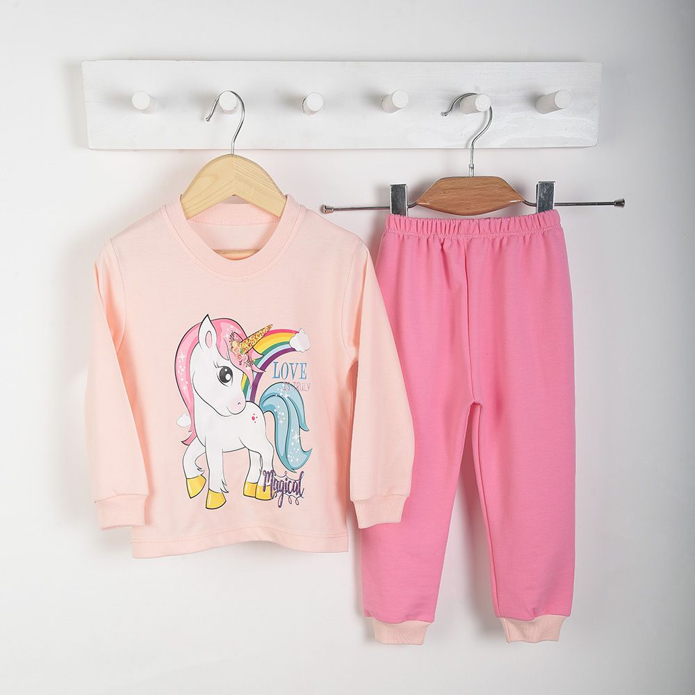 ست تی شرت آستین بلند و شلوار بچگانه سپیدپوش کد 1403112806 -  - 5