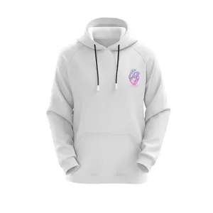 هودی زنانه مدل قلب کد J110 رنگ سفید