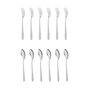 سرویس قاشق و چنگال 12 پارچه فونیکس مدل DS010