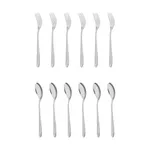 سرویس قاشق و چنگال 12 پارچه فونیکس مدل DS010