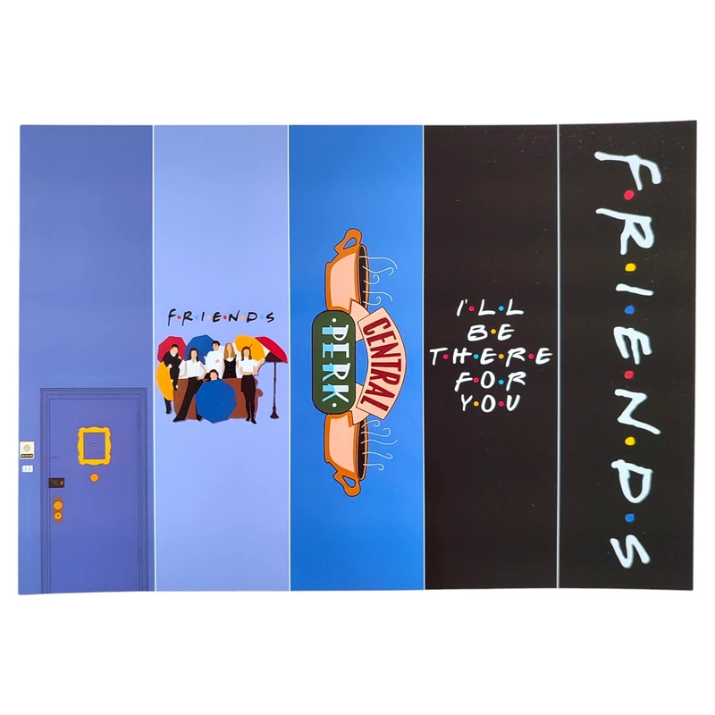 نشانگر کتاب طرح friends بسته ۵ عددی  