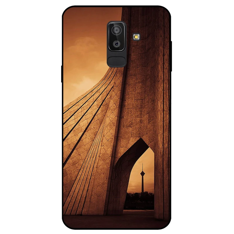 کاور مگافون طرح آزادی مدل 1901 مناسب برای گوشی موبایل سامسونگ Galaxy J8 2018          