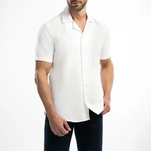 پیراهن آستین کوتاه یقه انگلیسی مردانه ام کی مدل 1897