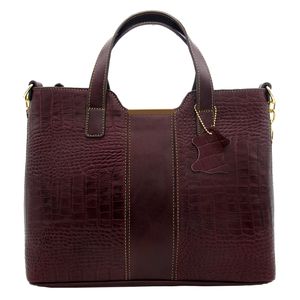 کیف دوشی زنانه مدل چرم طبیعی کد 122