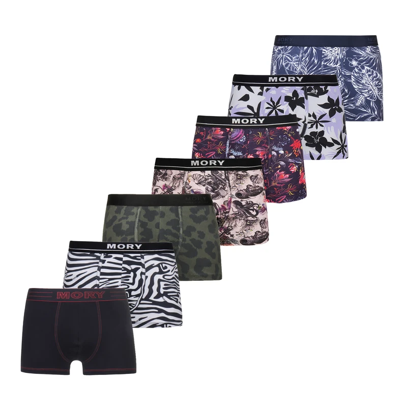 شورت ترانک مردانه موری مدل 056 بسته 7 عددی