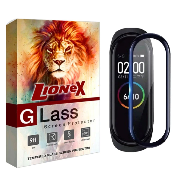 محافظ صفحه نمایش نانو لایونکس مدل  PMLI مناسب برای مچ بند هوشمند شیائومی Mi Band 6