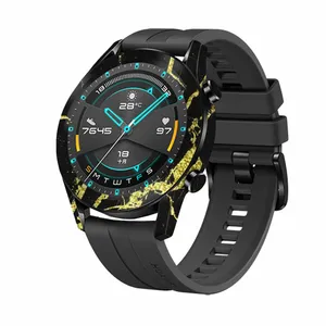 MAHOOT Graphite-Gold-Marble Cover Sticker for Huawei Watch GT2 Smartwatch