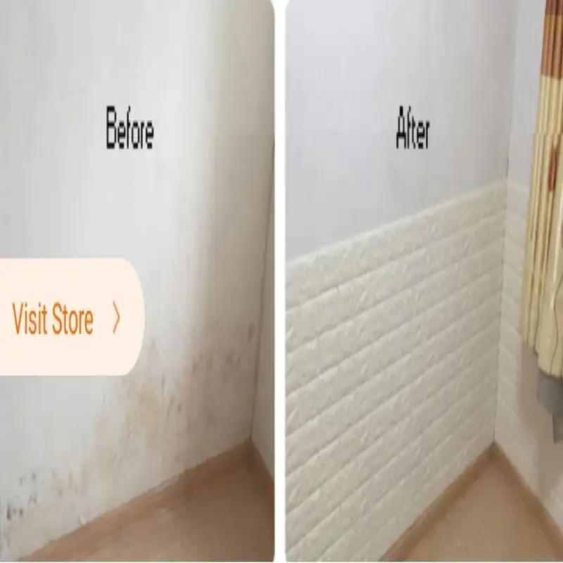 دیوارپوش مدل فومی طرح آجر بهمنی بسته 4 عددی