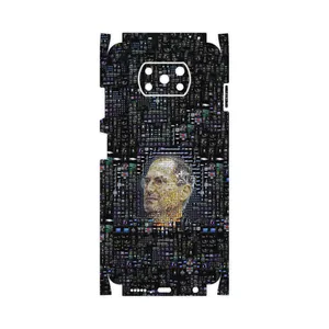 MAHOOT Collage of Steve Jobs 2-FullSkin Cover Sticker for Xiaomi Poco X3 NFC