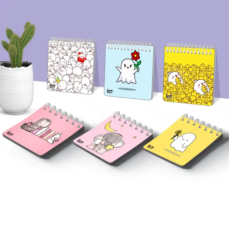 دفترچه یادداشت مستر راد طرح فانتزی مدل کیوت کارتونی کد 1922 مجموعه 6 عددی