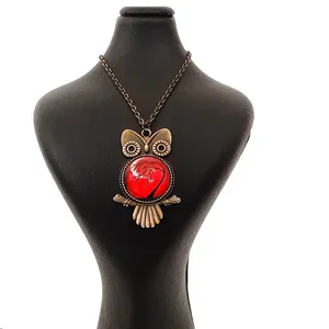 گردنبند دخترانه طرح جغد مدل  23