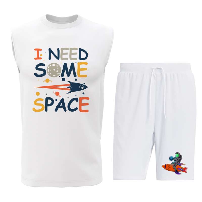 ست تاپ و شلوارک مردانه مدل A036W