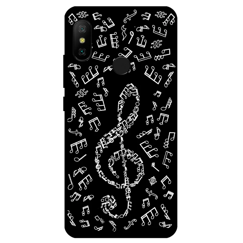 کاور مگافون طرح نوت موسیقی مدل 1370 مناسب برای گوشی موبایل شیائومی Mi Mix 2s 