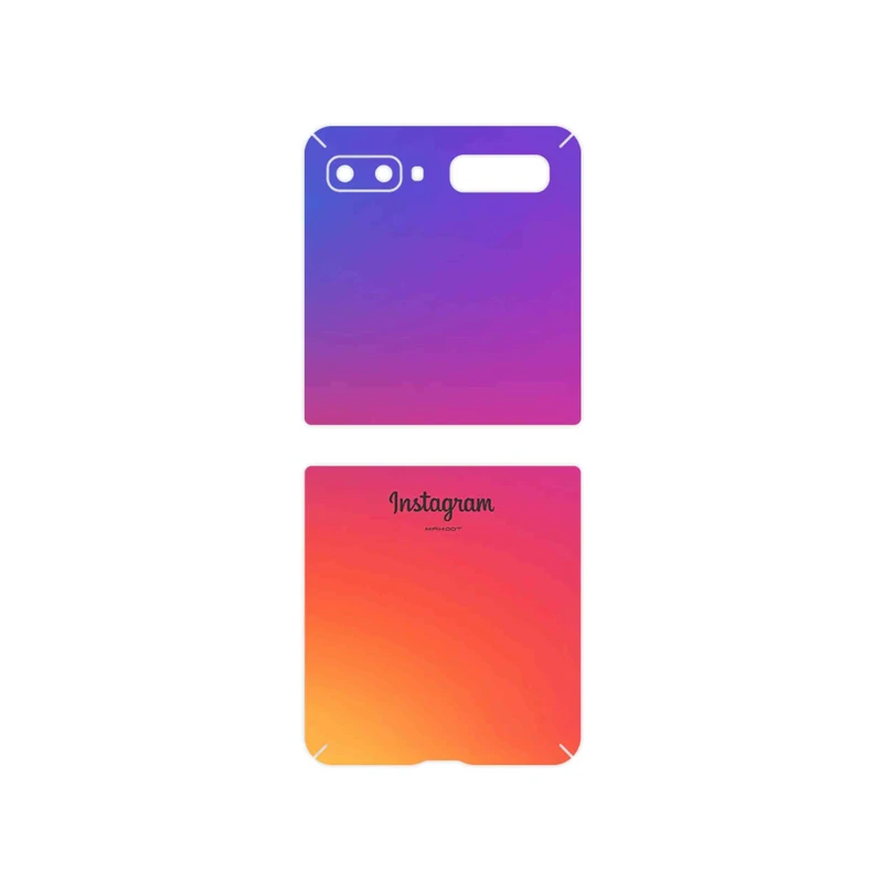 برچسب پوششی ماهوت مدل Instagram مناسب برای گوشی موبایل سامسونگ Galaxy Z Flip