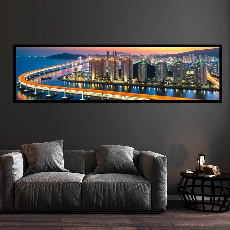 تابلو بکلیت طرح منظره شهری مدل کشیده B-7422