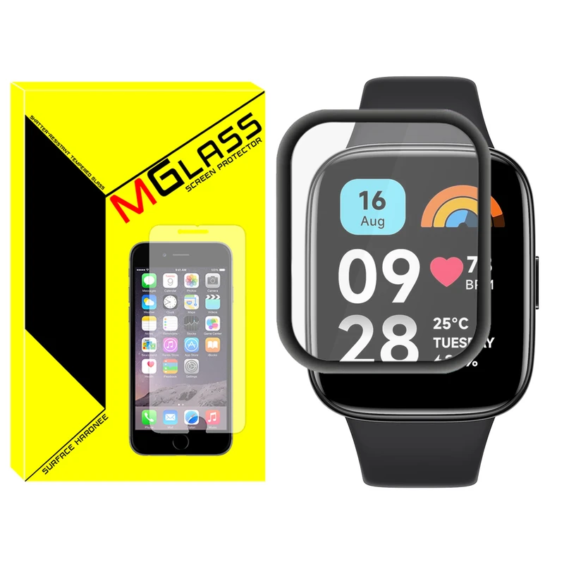 محافظ صفحه نمایش نانو ام‌گلس مدل GLS-Pmma مناسب برای ساعت هوشمند شیائومی Redmi Watch 3 / Watch 3 Active