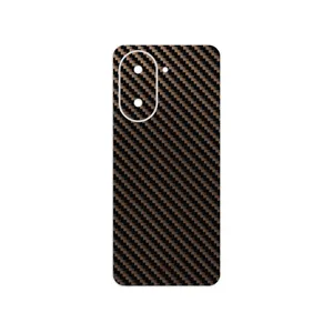 MAHOOT Glossy-Brown-Fiber Cover Sticker for Xiaomi Poco C71