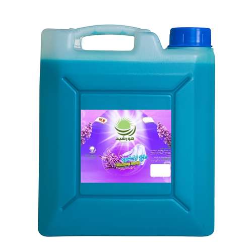  مایع لباسشویی ماشینی هورشیدشیمی مدل WL با رایحه لوندر مناسب برای البسه حساس حجم 4 لیتر