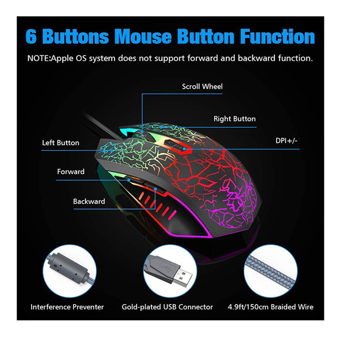 ماوس مخصوص بازی میشن مدل M930 3