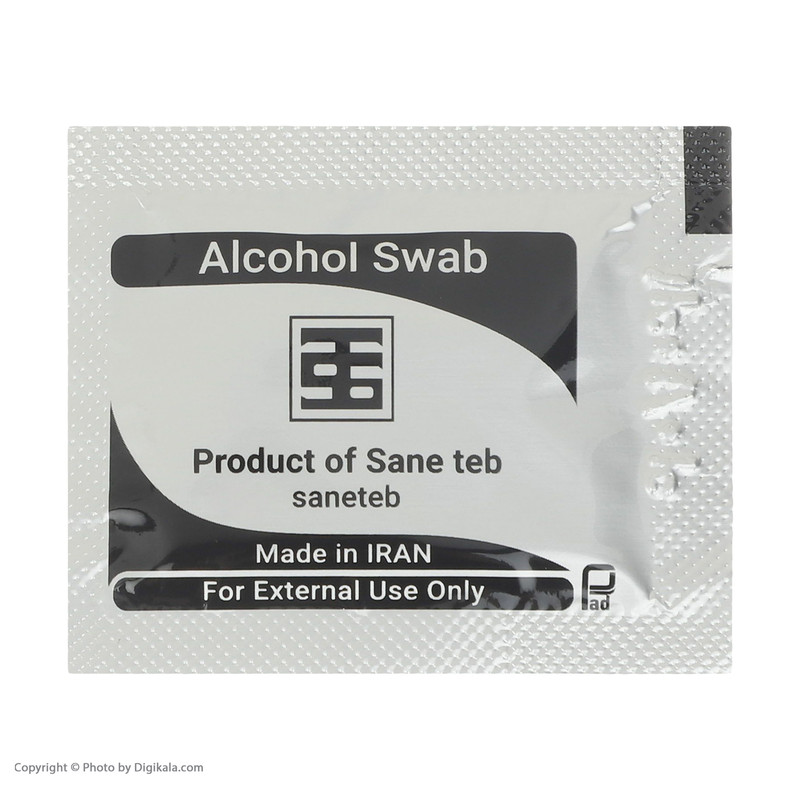 پد ضد عفونی کننده صانع طب مدل Pa02 بسته 100 عددی