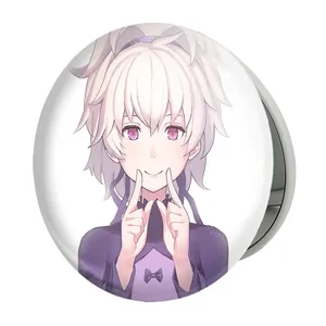 آینه جیبی خندالو طرح  یین انیمه تاریکتر از سیاهی ِDarker Than Black مدل تاشو کد 23452 