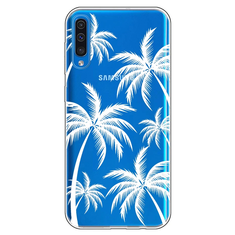 کاور مگافون طرح نخل مدل C52-W مناسب برای گوشی موبایل سامسونگ Galaxy A50 / A50 S / A30 S