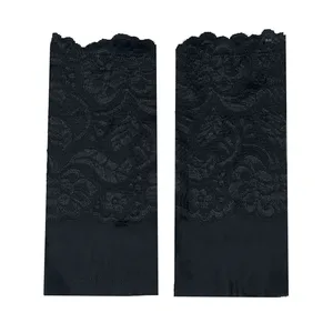 ساق دست زنانه مدل گیپور نخی کوتاه کد S_403