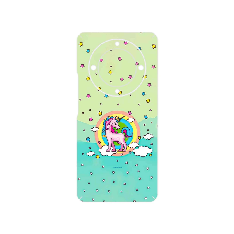 برچسب پوششی ماهوت مدل Rainbow unicorn adventure مناسب برای گوشی موبایل آنر X9a