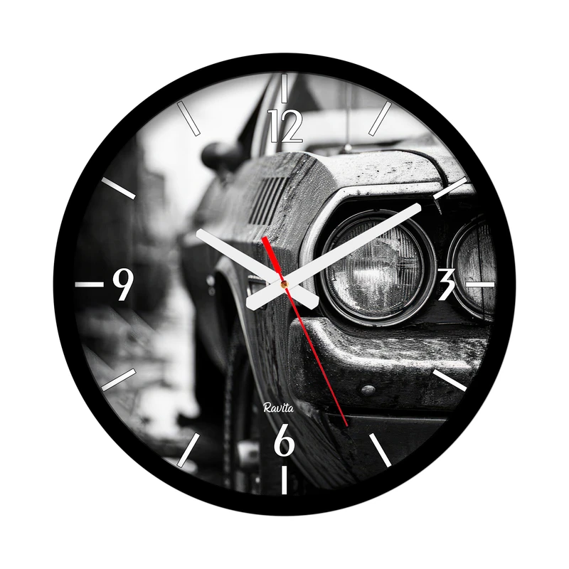 ساعت رومیزی عقربه‌ای راویتا مدل ماشین کلاسیک کد 3696