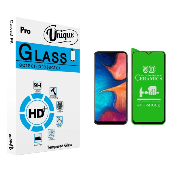 محافظ صفحه نمایش سرامیکی يونيک مدل +Clear مناسب برای گوشی موبایل سامسونگ Galaxy M30/M30S/M40S