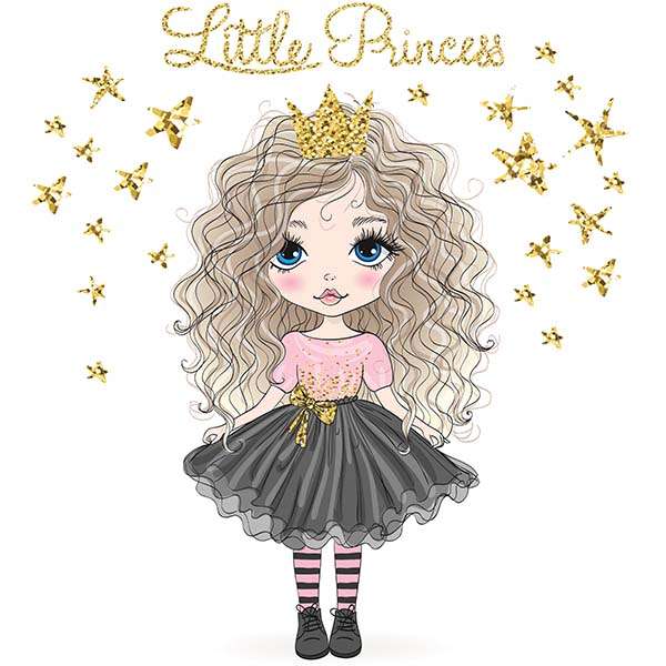 استیکر دیواری راتیانا مدل LITTLE PRINCESS استیکر دیواری راتیانا مدل LITTLE PRINCESS