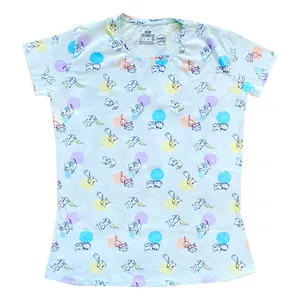 تی شرت آستین کوتاه زنانه اچ اند ام مدل گربه