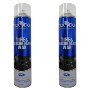 اسپری واکس تایر و داشبورد کومبو کد 059 حجم 650 میلی لیتر بسته 2 عددی