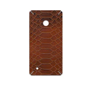 MAHOOT Brown-Snake-Leather Cover Sticker for Nokia Lumia 530