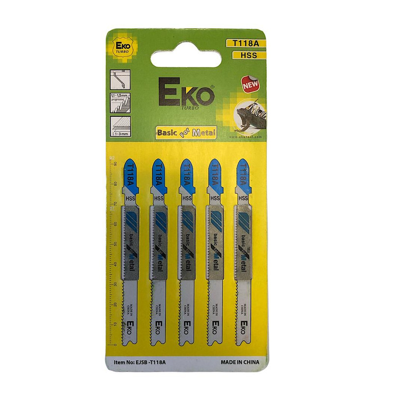 تیغ اره عمودبر آهن اکو مدل T118A مجموعه 5 عددی