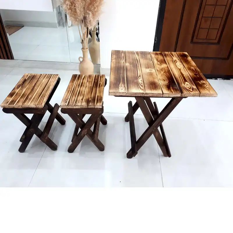 میز و صندلی سفری مدل تاشو کد CH200